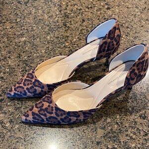 Jessica Simpson Brown Leopard Print Heels